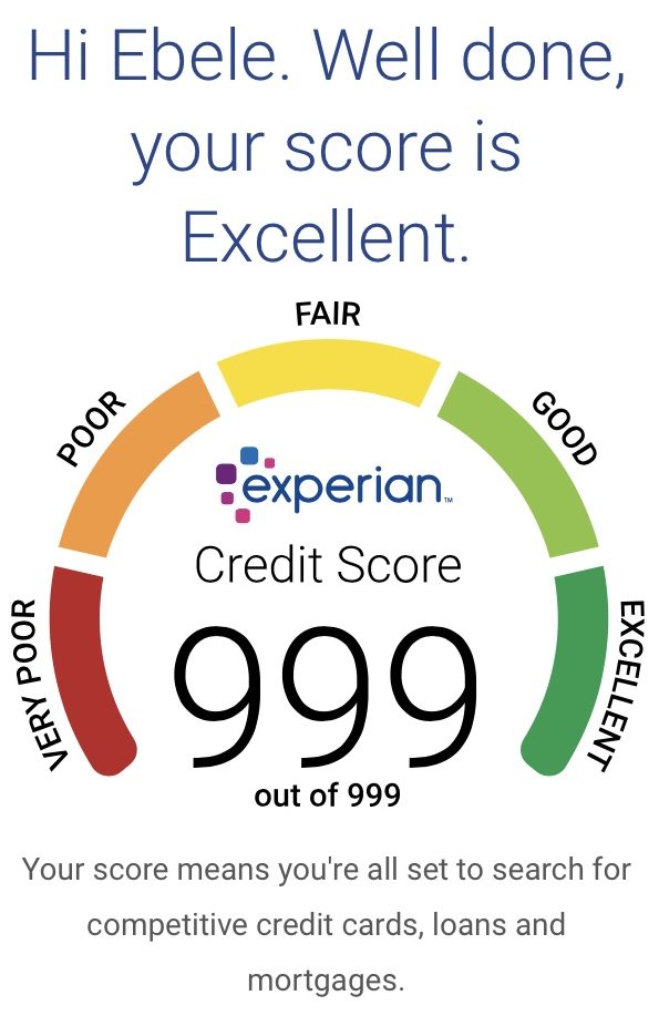 How I got a perfect credit score - Invest with Ebele